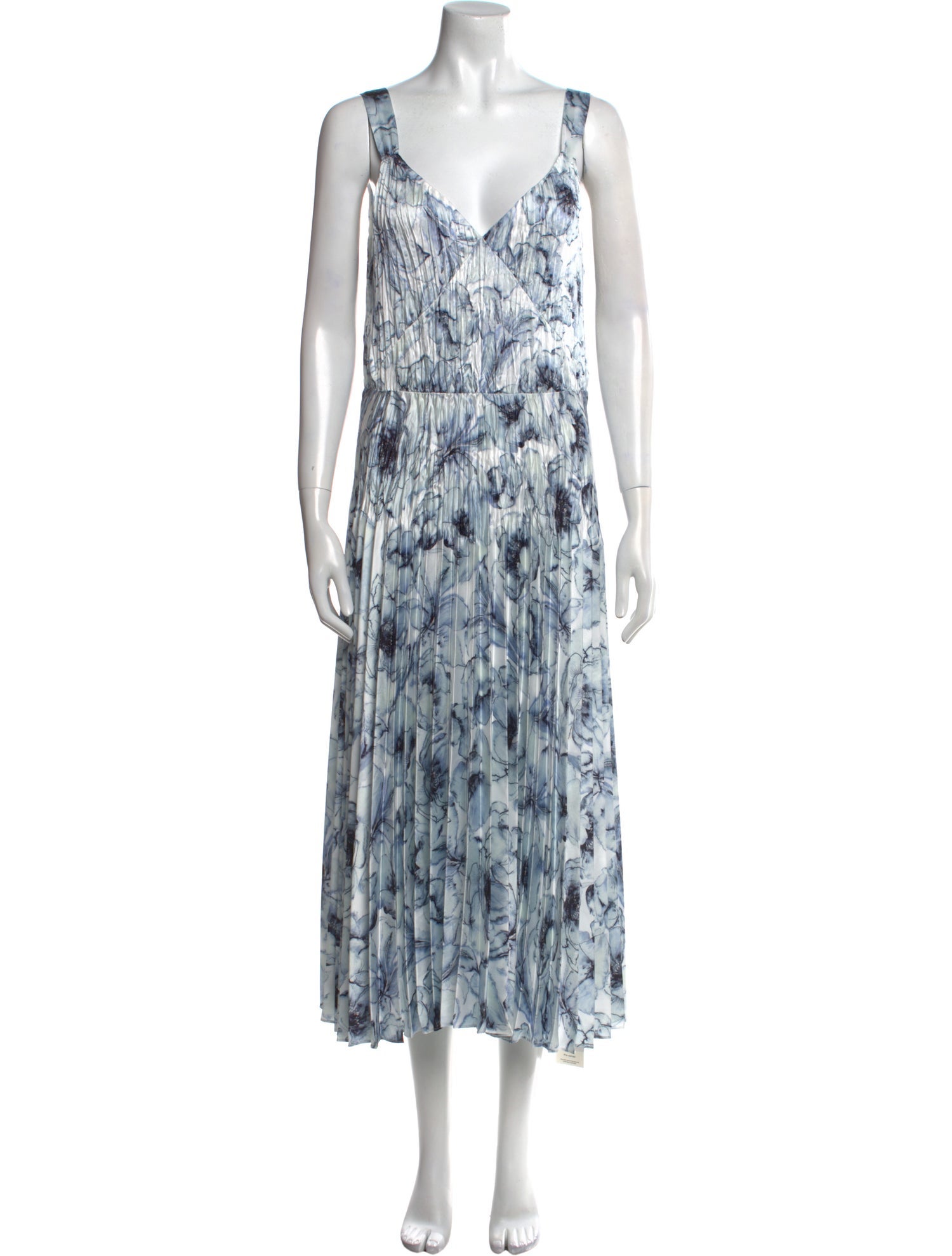 Vince Printed Long Dress