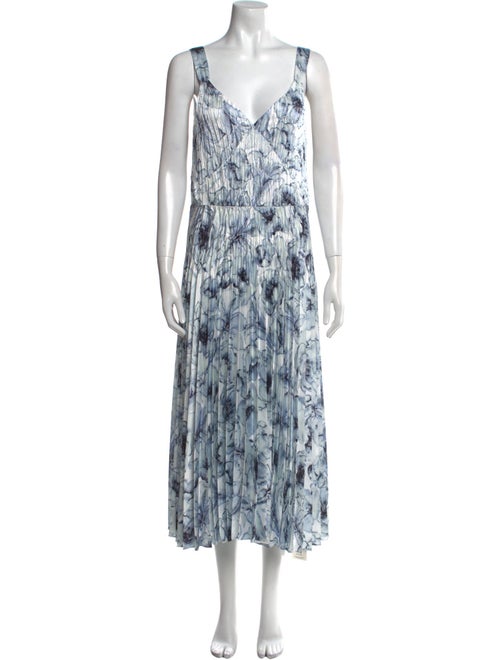 Vince Printed Long Dress