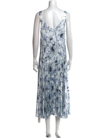Vince Printed Long Dress