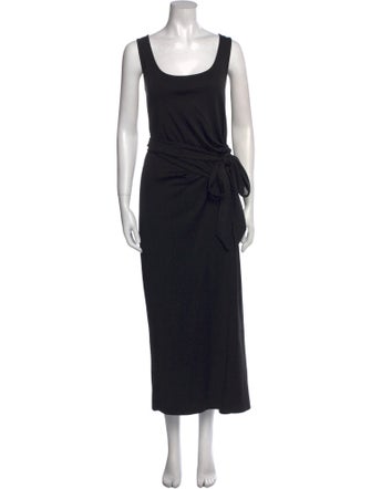 Vince Scoop Neck Long Dress