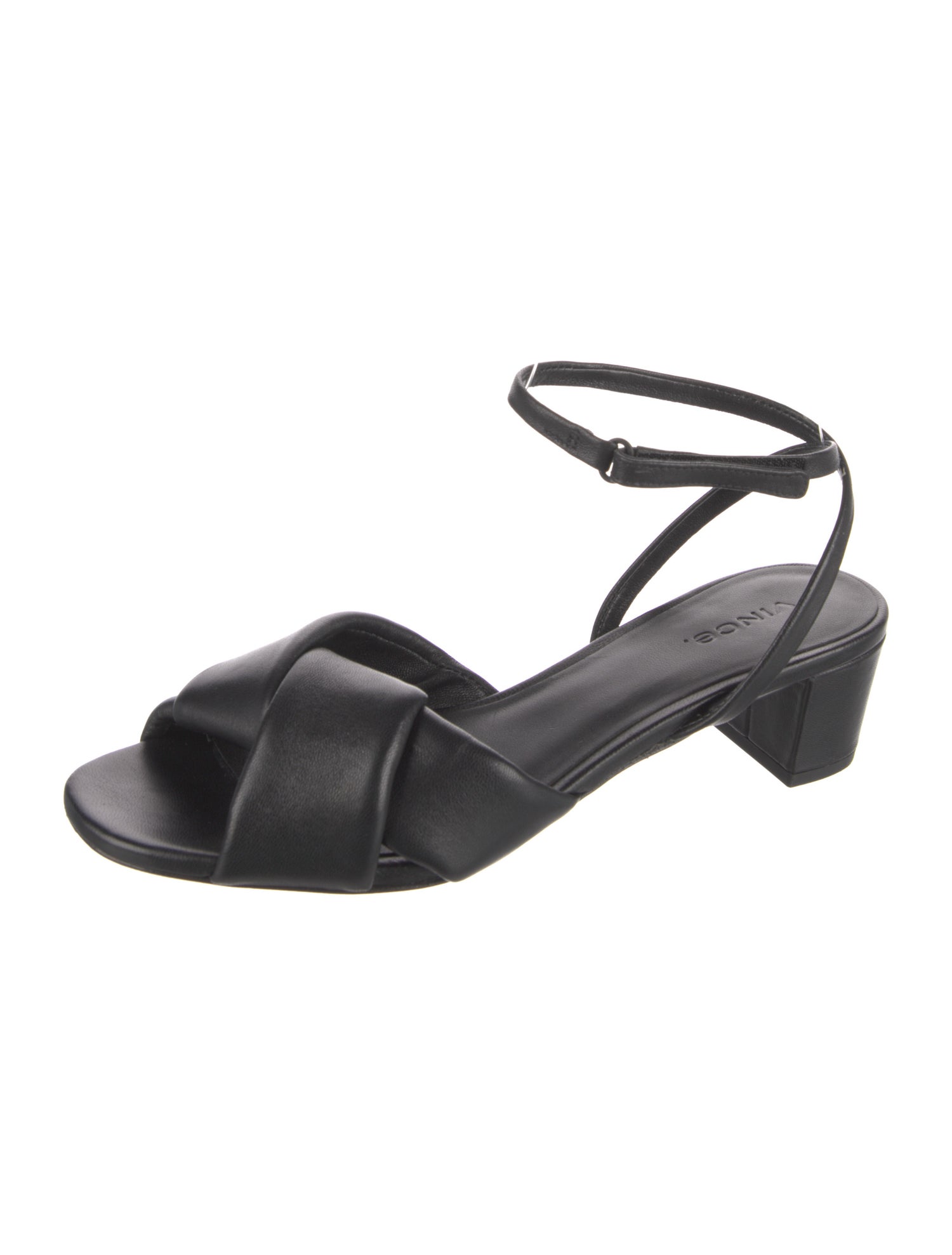 Vince Leather Slingback Sandals
