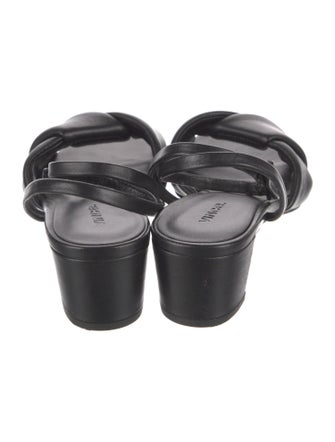 Vince Leather Slingback Sandals