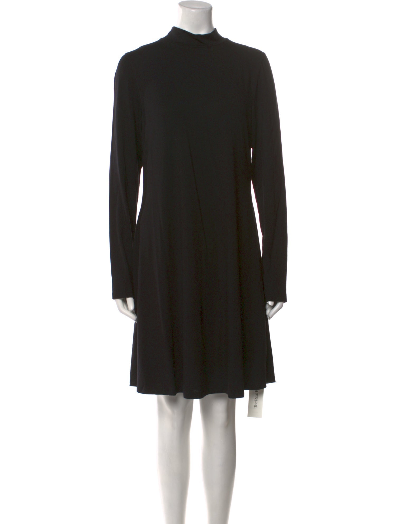 Vince Mock Neck Knee-Length Dress
