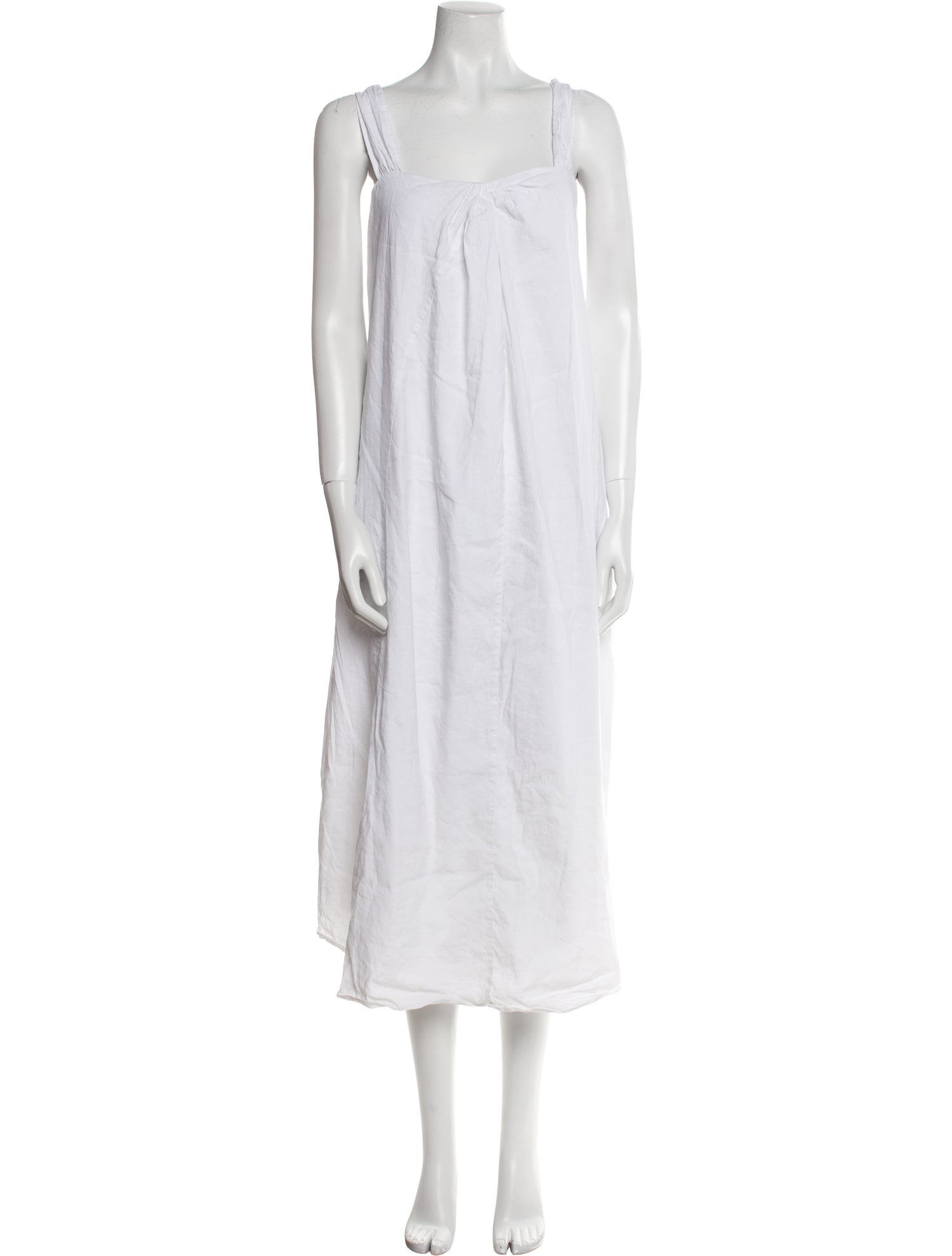 Vince Square Neckline Midi Length Dress