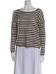 Vince Linen Striped Sweater