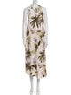 Vince Floral Print Long Dress