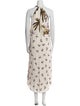 Vince Floral Print Long Dress