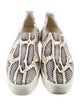 Vince Embossed Leather Animal Print Sneakers