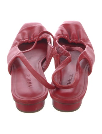 Vince Leather Slingback Flats
