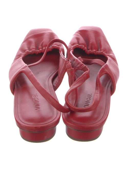 Vince Leather Slingback Flats