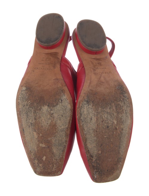 Vince Leather Slingback Flats