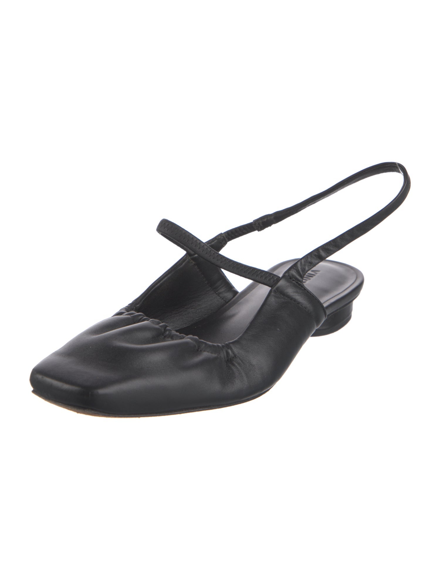 Vince Leather Slingback Flats