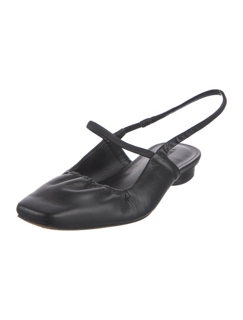 Vince Leather Slingback Flats