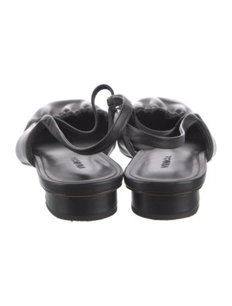 Vince Leather Slingback Flats