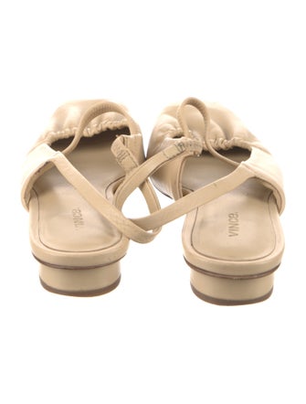 Vince Leather Slingback Flats