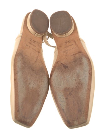 Vince Leather Slingback Flats