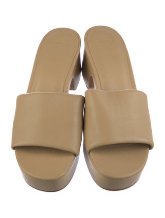 Vince Leather Slides