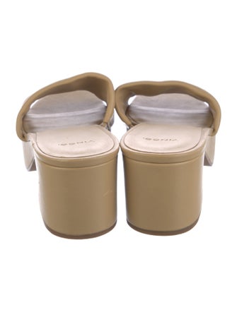 Vince Leather Slides