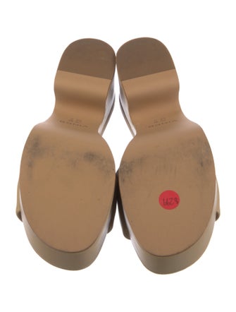 Vince Leather Slides