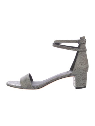Vince Snakeskin Sandals