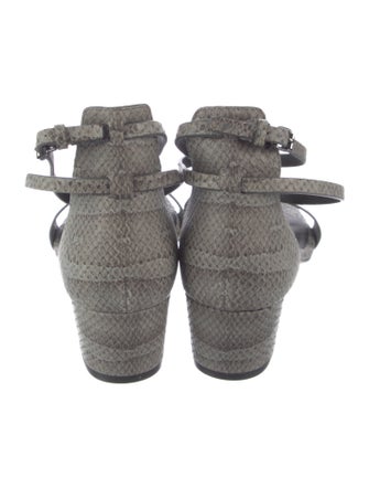 Vince Snakeskin Sandals