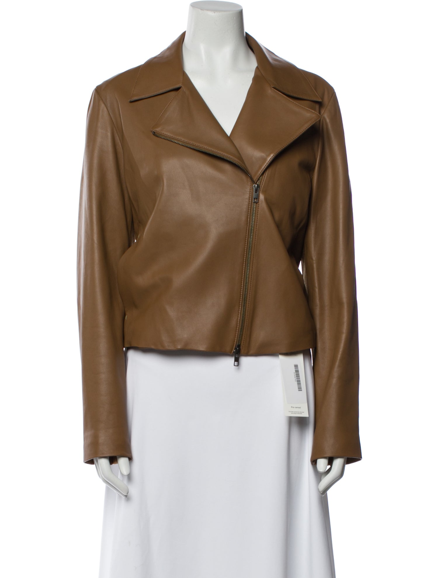 Vince Lamb Leather Biker Jacket