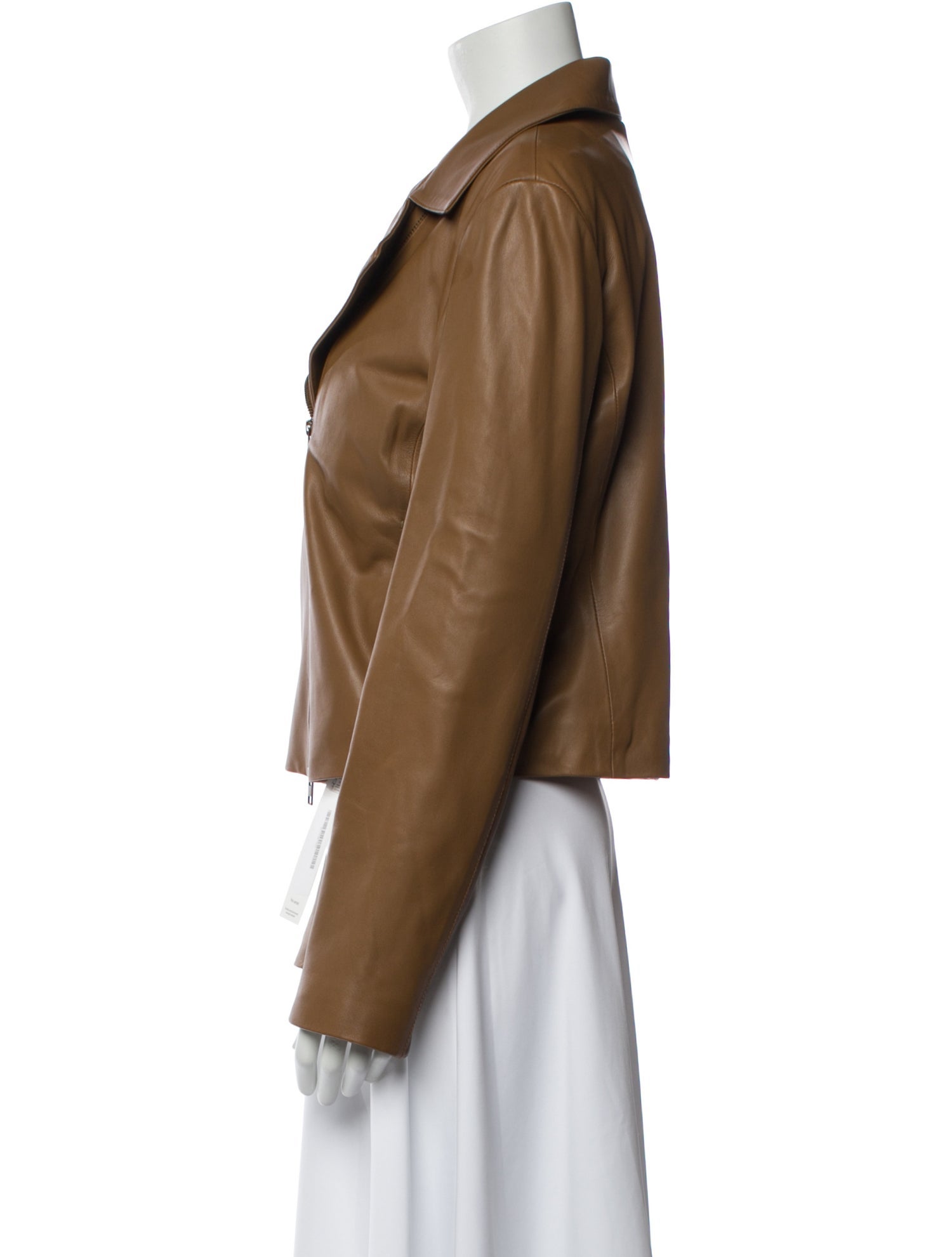 Vince Lamb Leather Biker Jacket