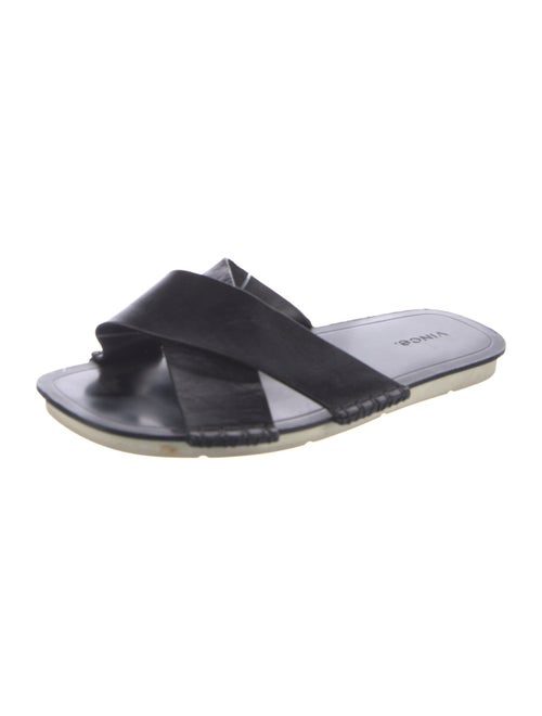 Vince Leather Slides