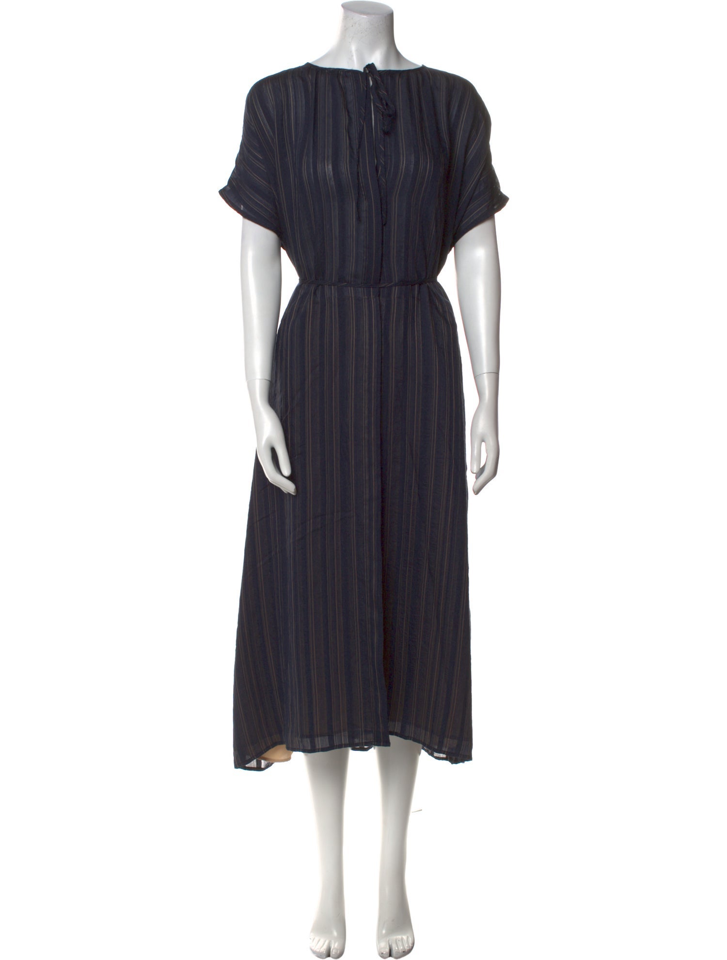 Vince Scoop Neck Long Dress