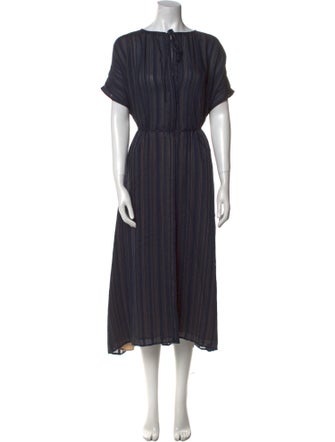 Vince Scoop Neck Long Dress