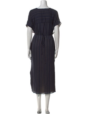 Vince Scoop Neck Long Dress