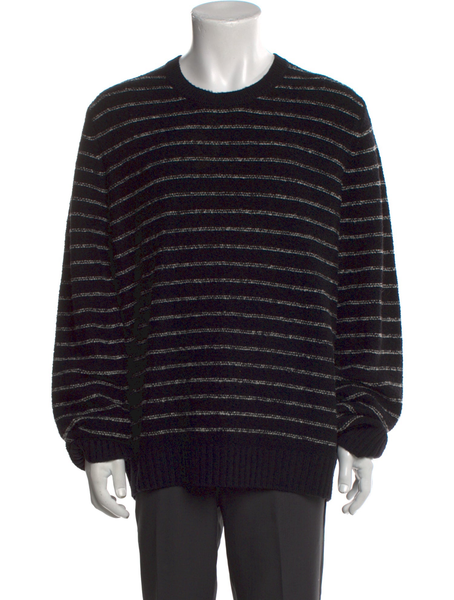 Vince Merino Wool Striped Pullover