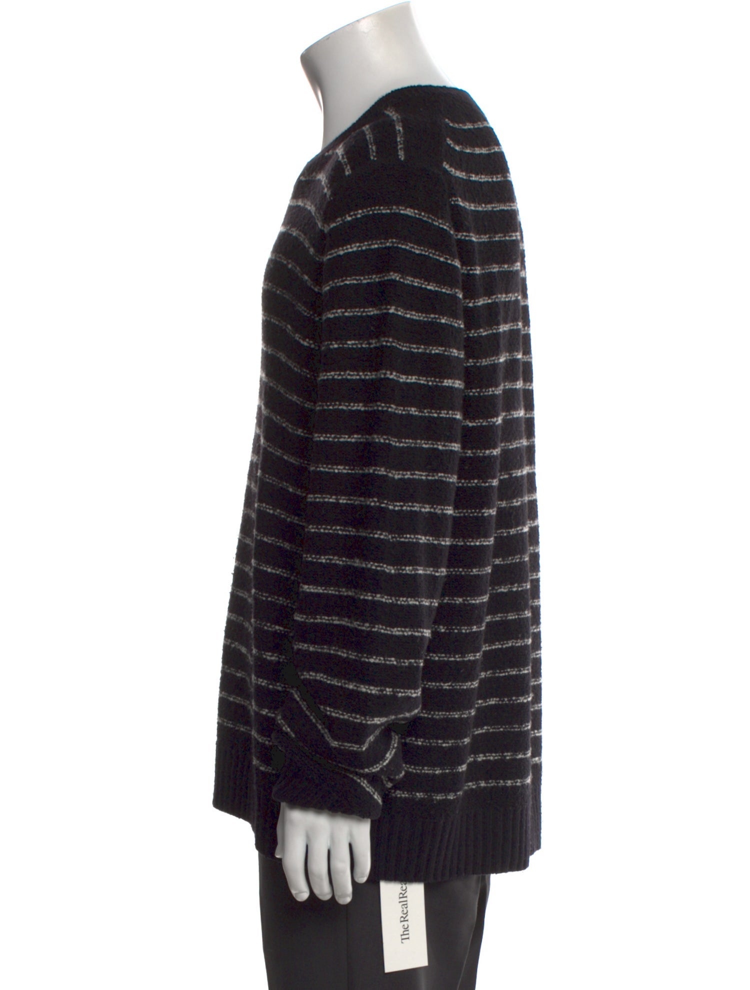 Vince Merino Wool Striped Pullover