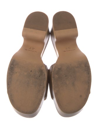 Vince Leather Slides