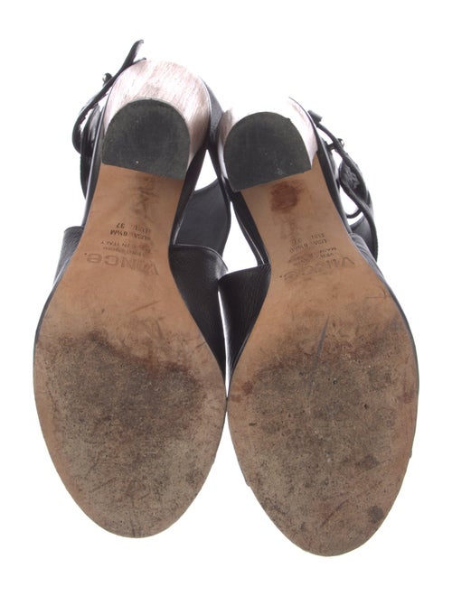 Vince Leather Slingback Sandals