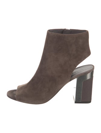 Vince Suede Colorblock Pattern Boots