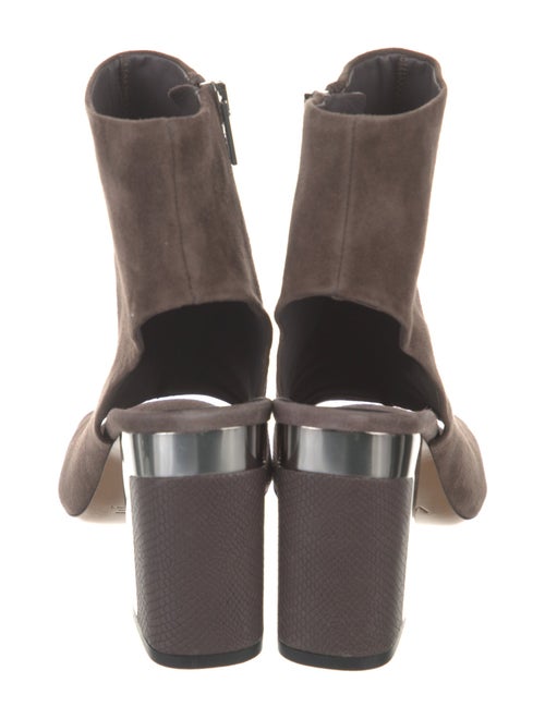 Vince Suede Colorblock Pattern Boots