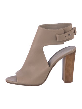 Vince Leather Slingback Sandals