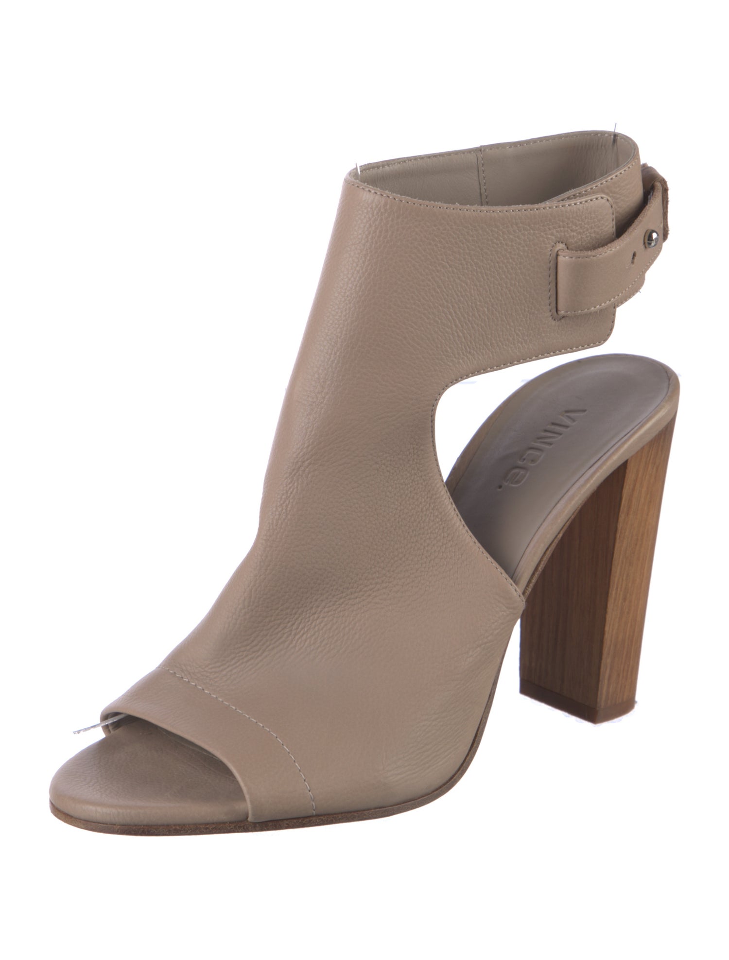 Vince Leather Slingback Sandals