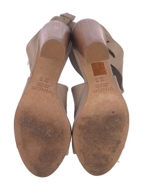 Vince Leather Slingback Sandals