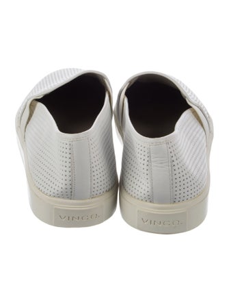 Vince Leather Lasercut Accents Sneakers