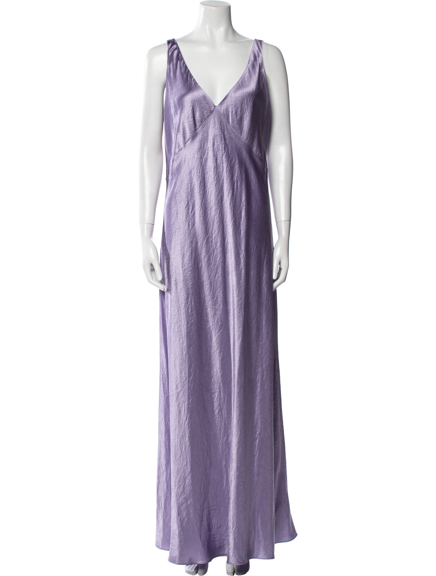 Vince V-Neck Long Dress
