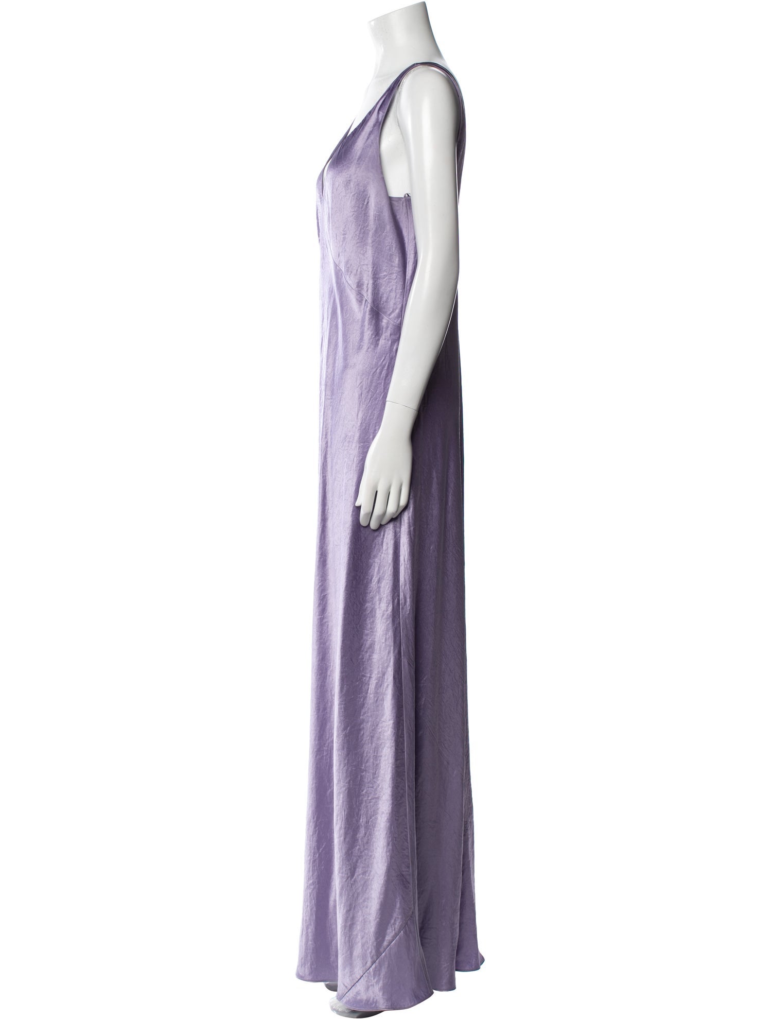 Vince V-Neck Long Dress