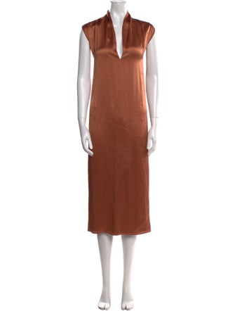 Vince Silk Long Dress