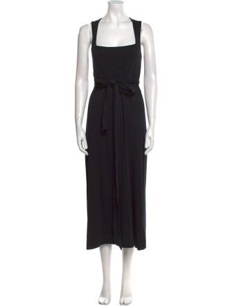 Vince Square Neckline Long Dress