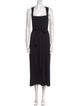 Vince Square Neckline Long Dress