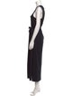 Vince Square Neckline Long Dress