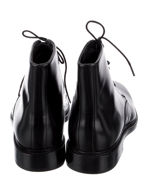 Vince Leather Lace-Up Boots