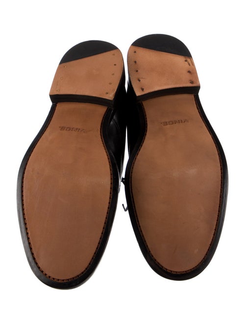 Vince Leather Lace-Up Boots