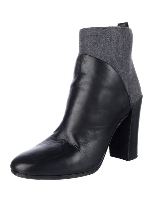 Vince Leather Sock Boots